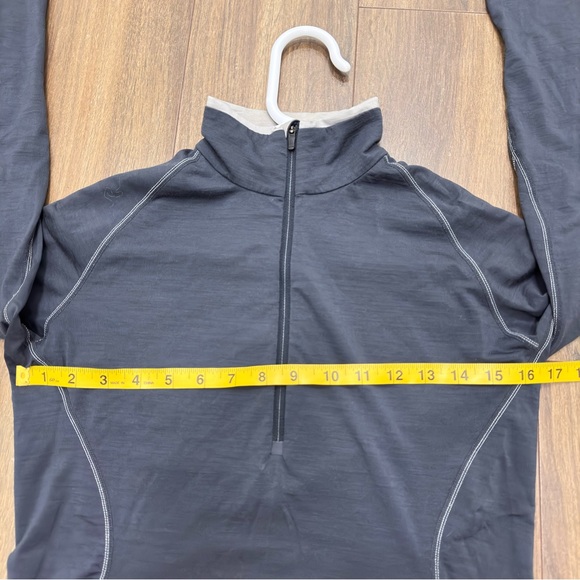 ICEBREAKER GT 200 Technical base layer 97% merino wool womens size M quarter zip - Picture 7 of 9